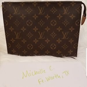 Guaranteed Authentic Louis Vuitton Toiletry 26